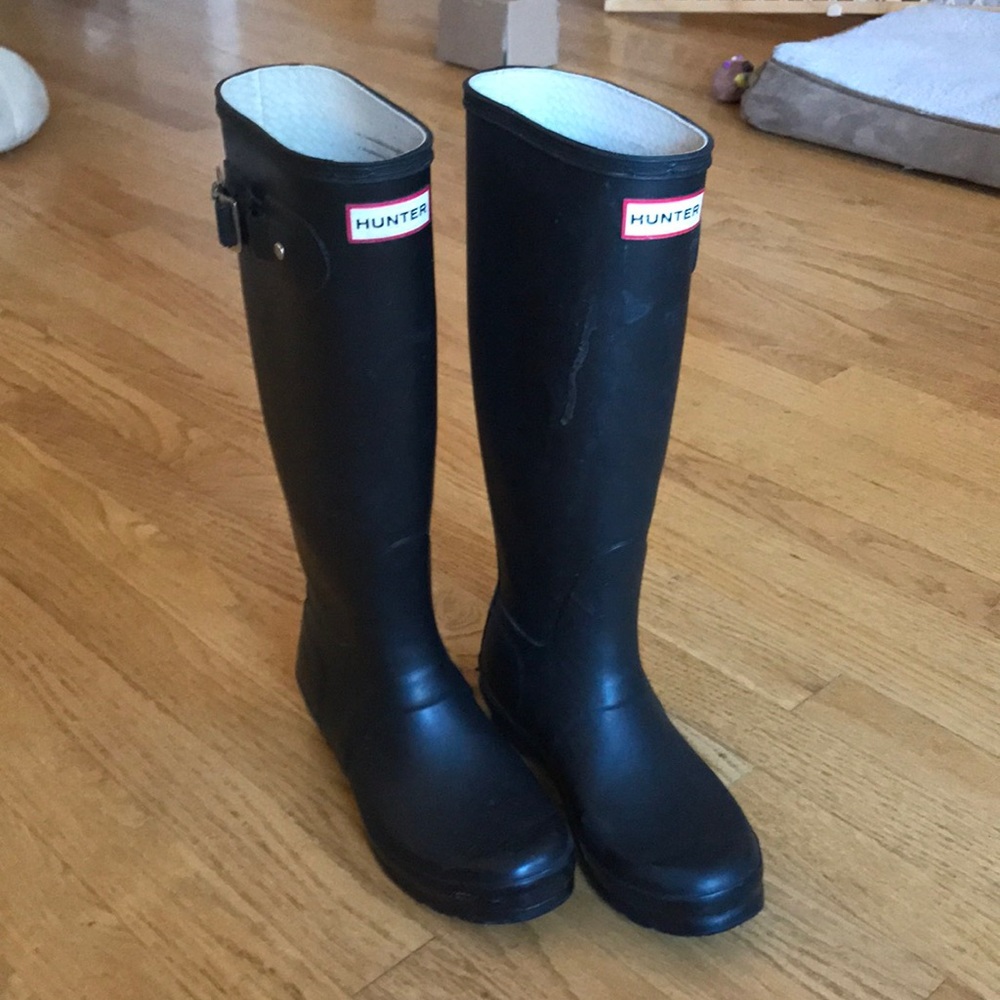 Hunter rain boots